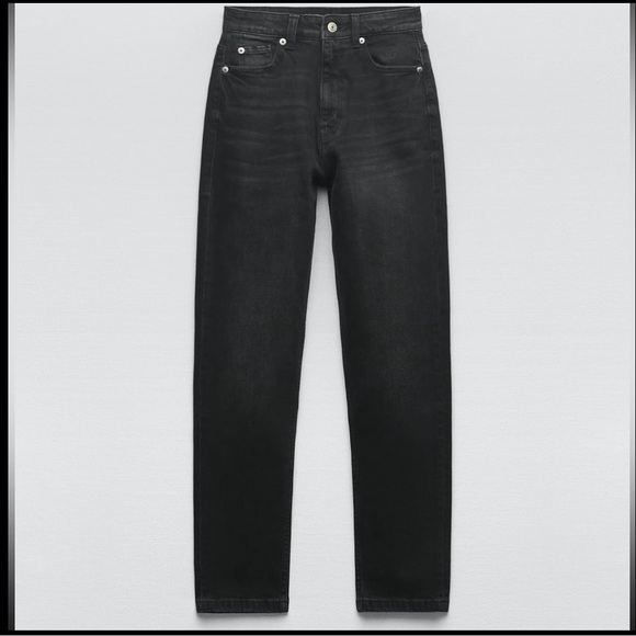 ZARA STRAIGHT LEG JEANS - Picture 6 of 6